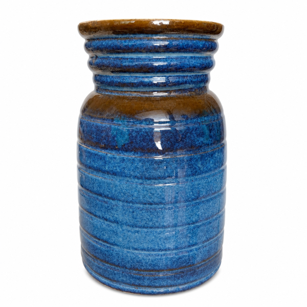 Aqua Drip Glaze Decorative Vase